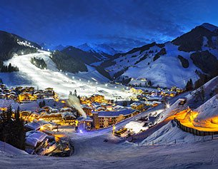 Saalbach Hinterglemm im Winter